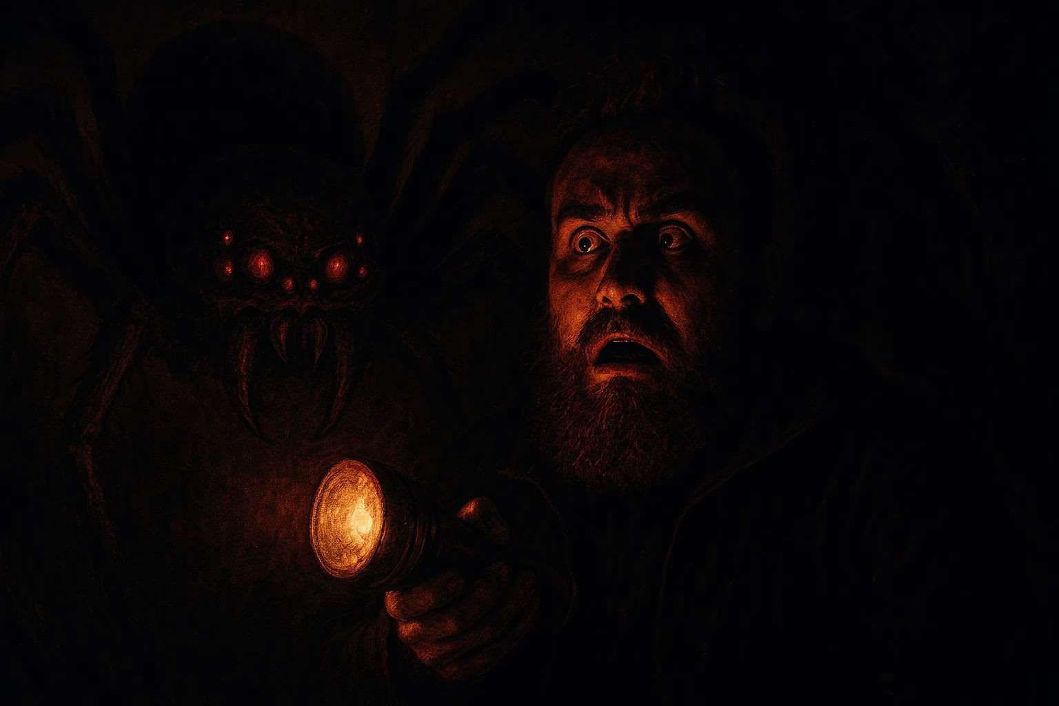 AI Generated Spider horror game